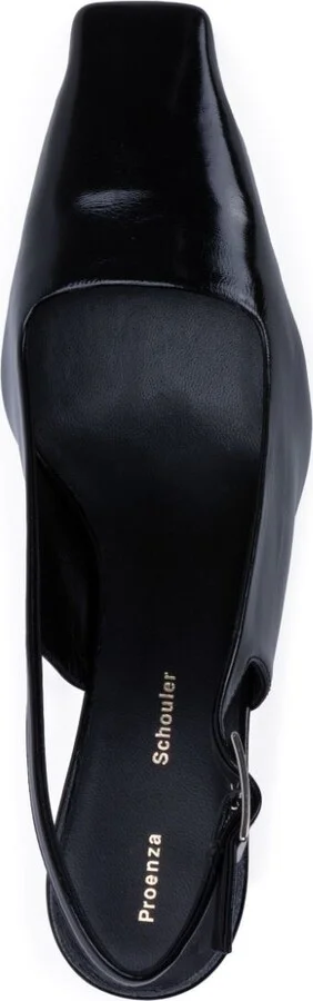 Black Trap 60 Leather Pumps - Image 4