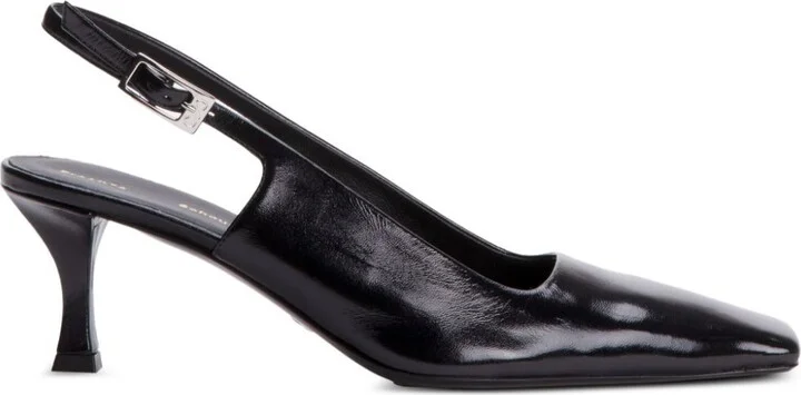 Black Trap 60 Leather Pumps
