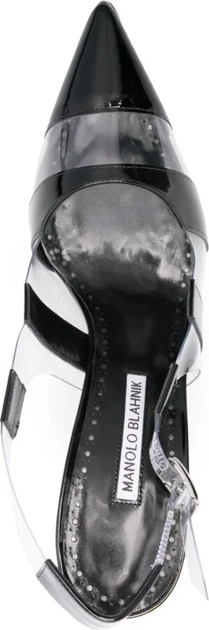 Black Uxra 70 Striped Pumps - Image 4