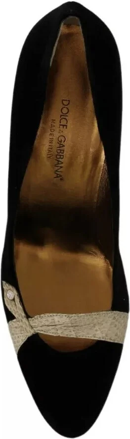 Black Velvet Ayers High Heels Pumps Women's Shoes (Pre-Owned) - Image 4