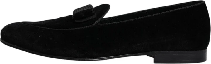 Black Velvet Loafers Formal Men Dress Men's Shoes (Pre-Owned) - Image 6