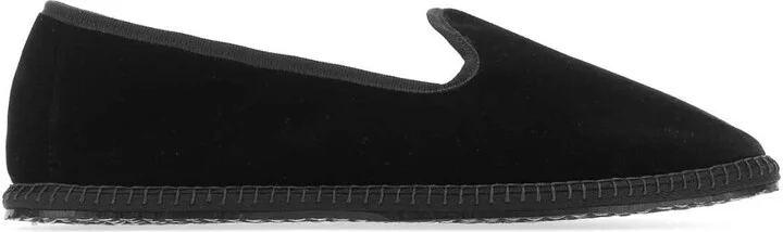 Black Velvet Nero Ballerinas