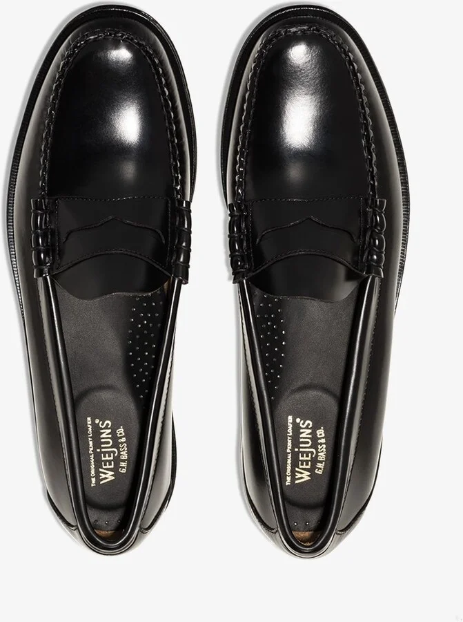 Black Weejuns '90s Larson Penny Loafers - Image 3