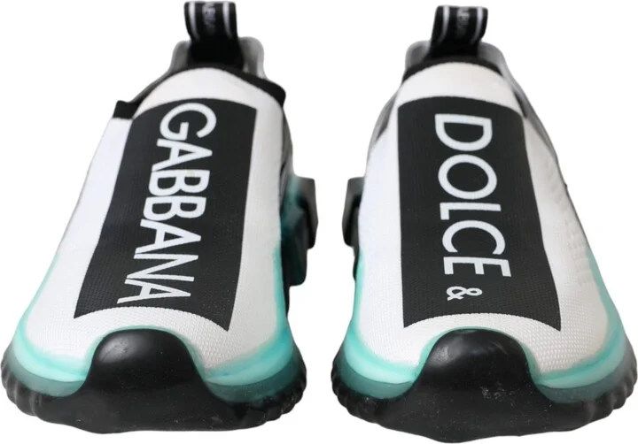 Black White Blue Slip On Sorrento Sneakers Women's Shoes - Image 2