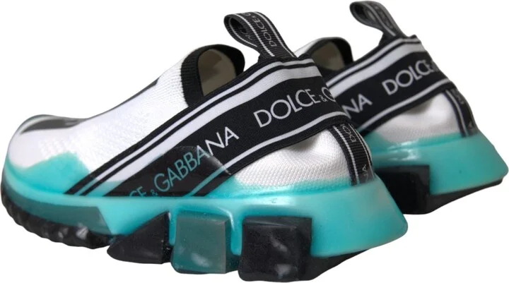 Black White Blue Slip On Sorrento Sneakers Women's Shoes - Image 4