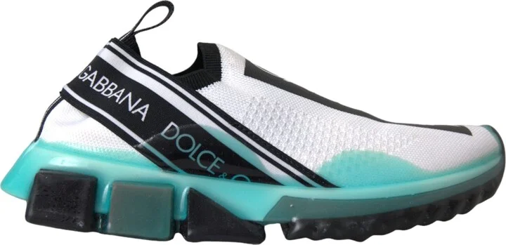 Black White Blue Slip On Sorrento Sneakers Women's Shoes