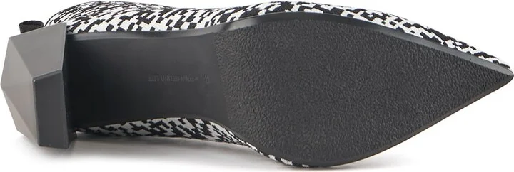 Black / White Gem Sock Hi - Qr - Image 7
