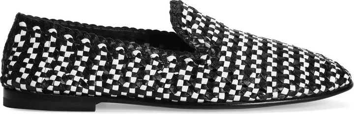 Black White Loafers
