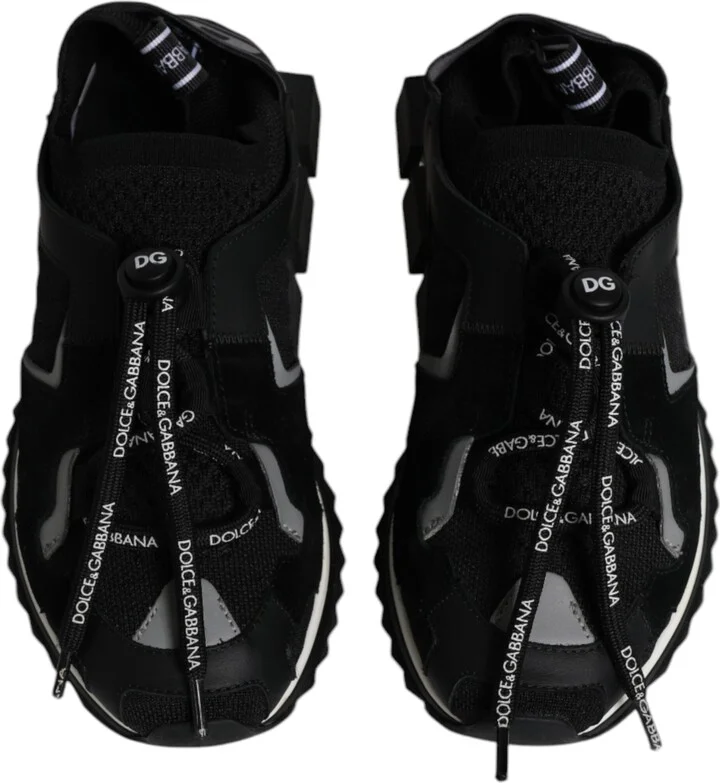 Black White Logo Sorrento Sneakers Women's Shoes (Pre-Owned) - Image 3
