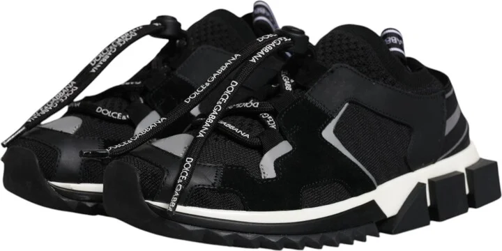 Black White Logo Sorrento Sneakers Women's Shoes (Pre-Owned) - Image 4