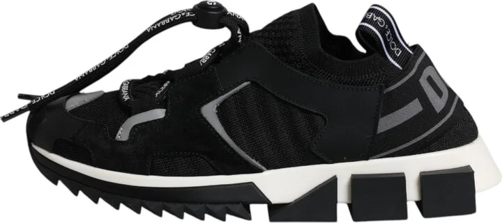 Black White Logo Sorrento Sneakers Women's Shoes (Pre-Owned) - Image 6