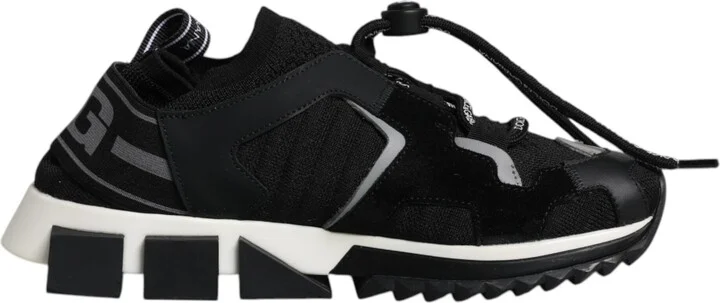 Black White Logo Sorrento Sneakers Women's Shoes (Pre-Owned)
