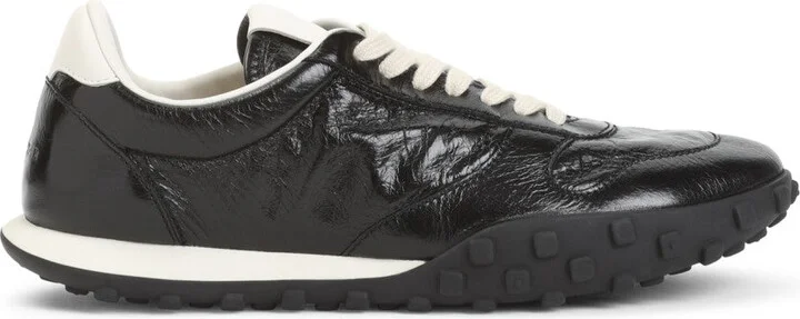 Black/White Low Top Sneakers