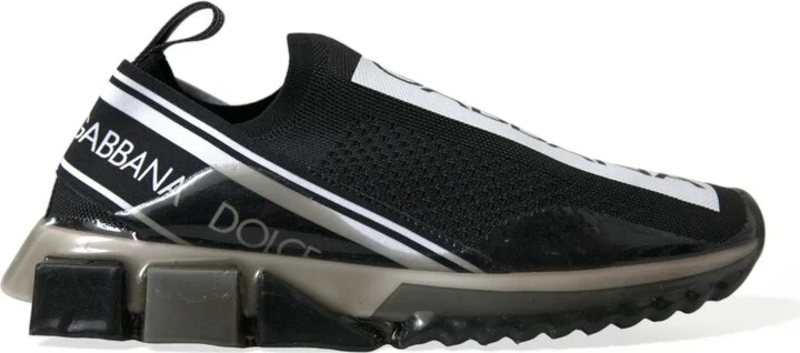 Black White Slip On Sneakers Sorrento Men's Shoes
