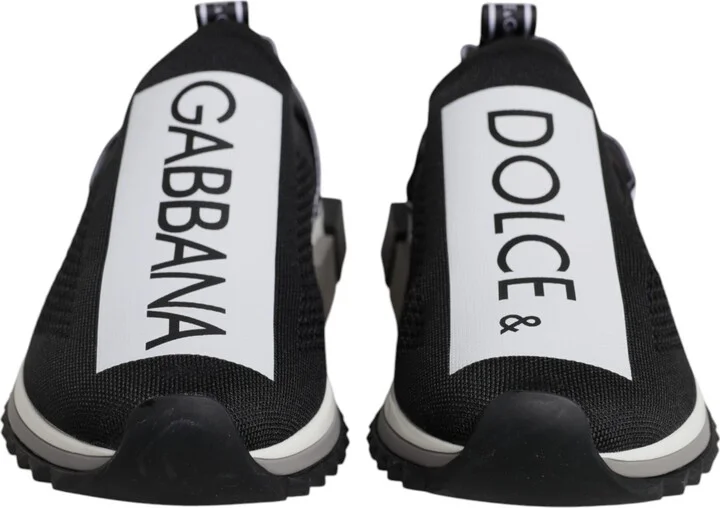 Black White Slip On Sorrento Sneakers Men's Shoes - Image 2