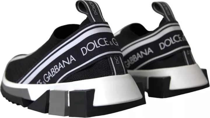 Black White Slip On Sorrento Sneakers Women's Shoes (Pre-Owned) - Image 2