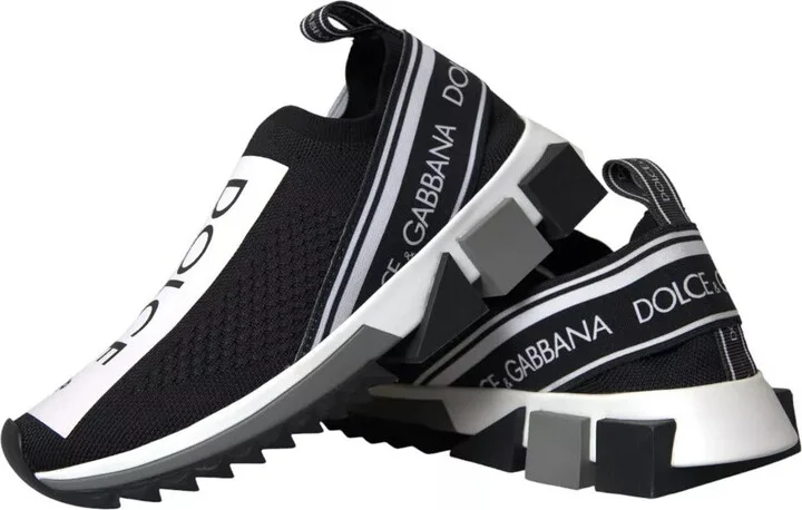 Black White Slip On Sorrento Sneakers Women's Shoes (Pre-Owned) - Image 3