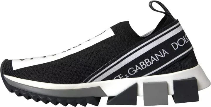 Black White Slip On Sorrento Sneakers Women's Shoes (Pre-Owned) - Image 4