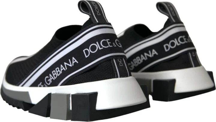 Black White Slip On Sorrento Sneakers Women's Shoes (Pre-Owned) - Image 4