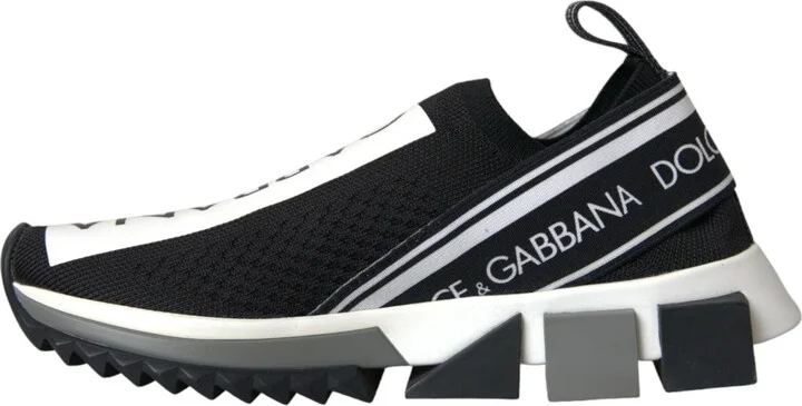 Black White Slip On Sorrento Sneakers Women's Shoes (Pre-Owned) - Image 5