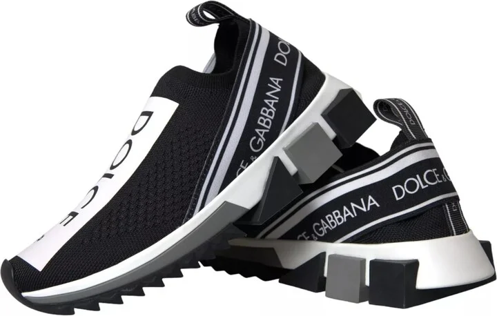 Black White Slip On Sorrento Sneakers Women's Shoes (Pre-Owned) - Image 3