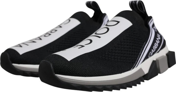 Black White Slip On Sorrento Sneakers Women's Shoes (Pre-Owned) - Image 3