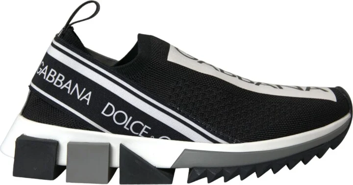 Black White Slip On Sorrento Sneakers Women's Shoes (Pre-Owned)