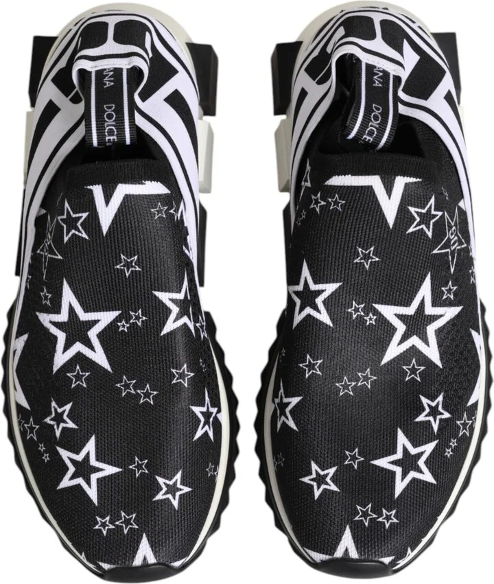 Black White Sorrento Low Top Sneakers Men's Shoes - Image 3