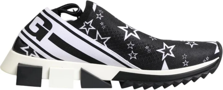 Black White Sorrento Low Top Sneakers Men's Shoes