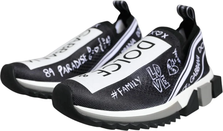 Black White Sorrento Low Top Sneakers Women's Shoes - Image 3