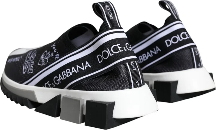 Black White Sorrento Low Top Sneakers Women's Shoes - Image 4