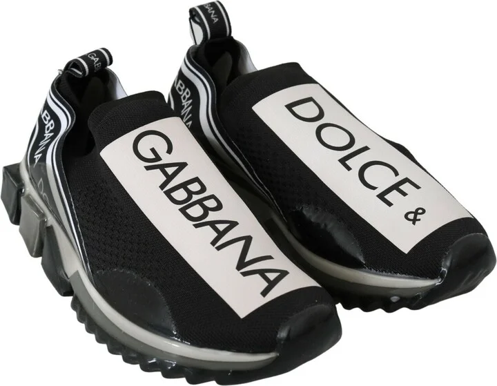 Black White SORRENTO Sport Stretch Men's Sneakers - Image 2