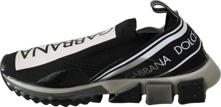 Black White SORRENTO Sport Stretch Men's Sneakers - Image 3