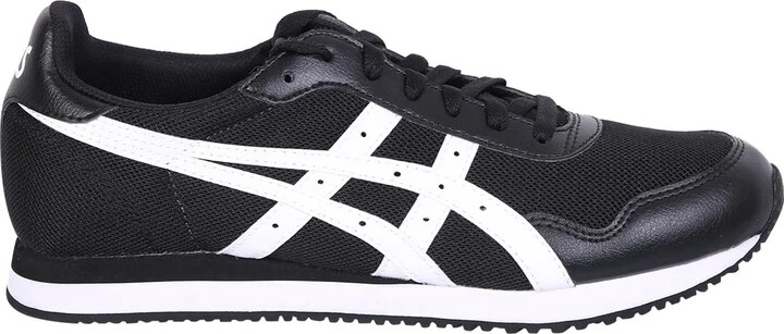 Black/ White Tiger Runner Sneakers