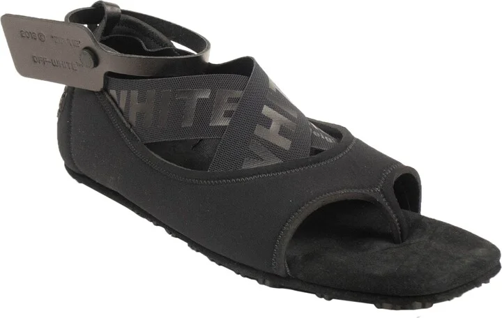 Black Yoga Flat Shoes Sandals