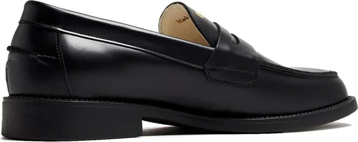Blackletter-Print Penny Loafers - Image 3