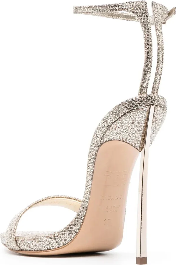 Blade 120mm metallic-finish sandals - Image 3