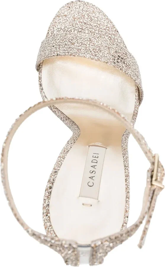 Blade 120mm metallic-finish sandals - Image 4