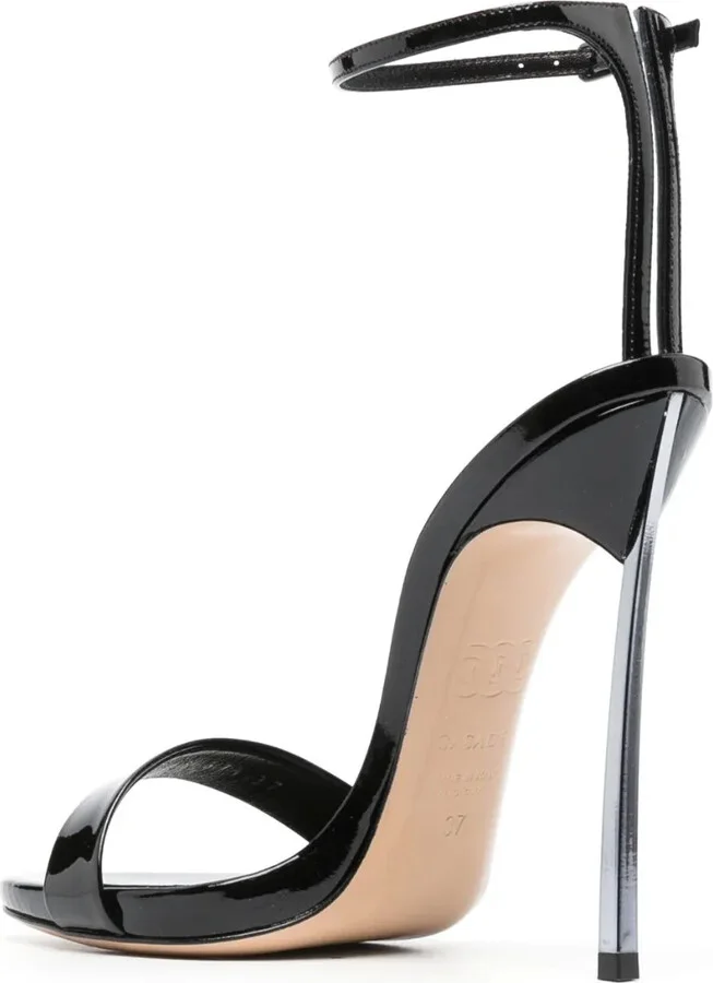 Blade 120mm patent-finish sandals - Image 3
