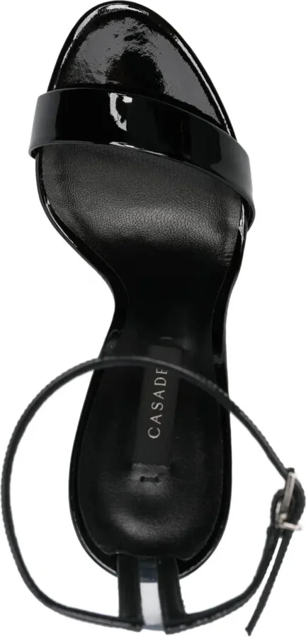 Blade 120mm patent-finish sandals - Image 4
