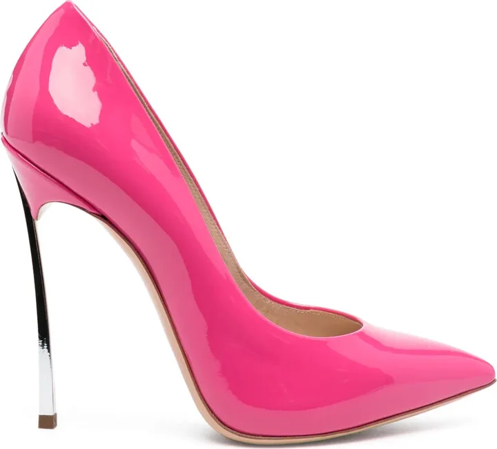 Blade 120mm patent leather pumps