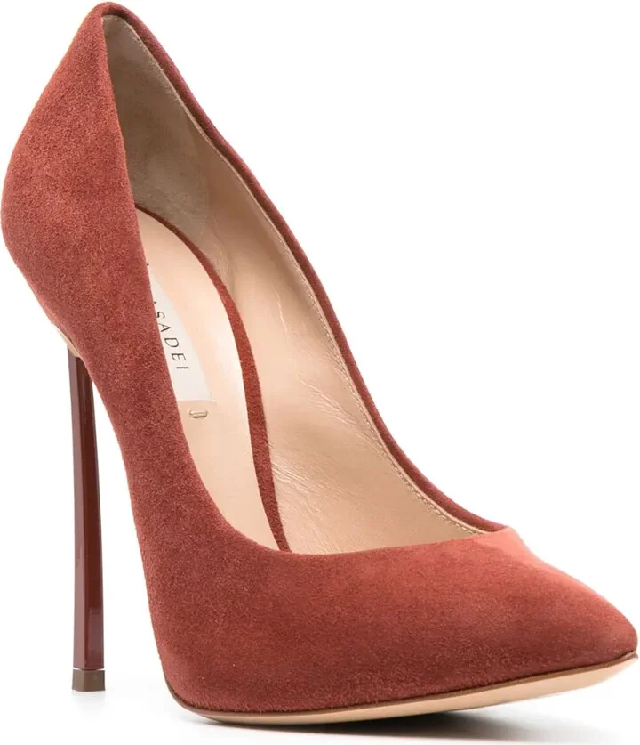 Blade 120mm pointed-toe suede pumps - Image 2
