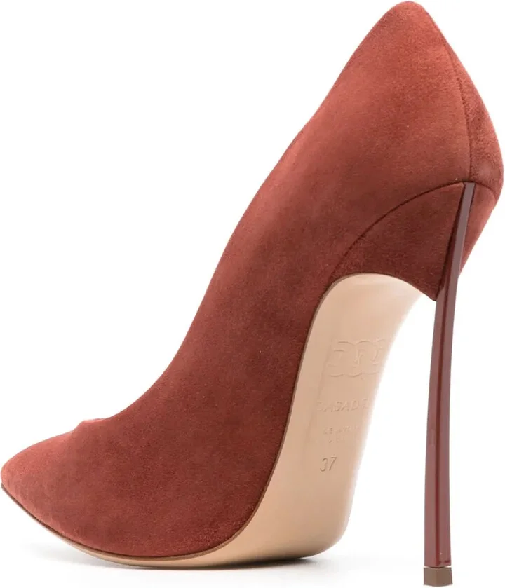 Blade 120mm pointed-toe suede pumps - Image 3