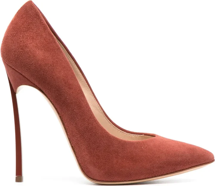 Blade 120mm pointed-toe suede pumps