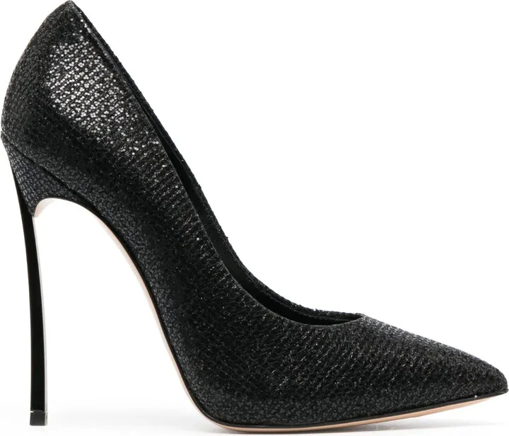 Blade 120mm sequin-embellished pumps