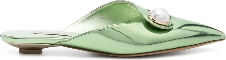 Blade flat mules