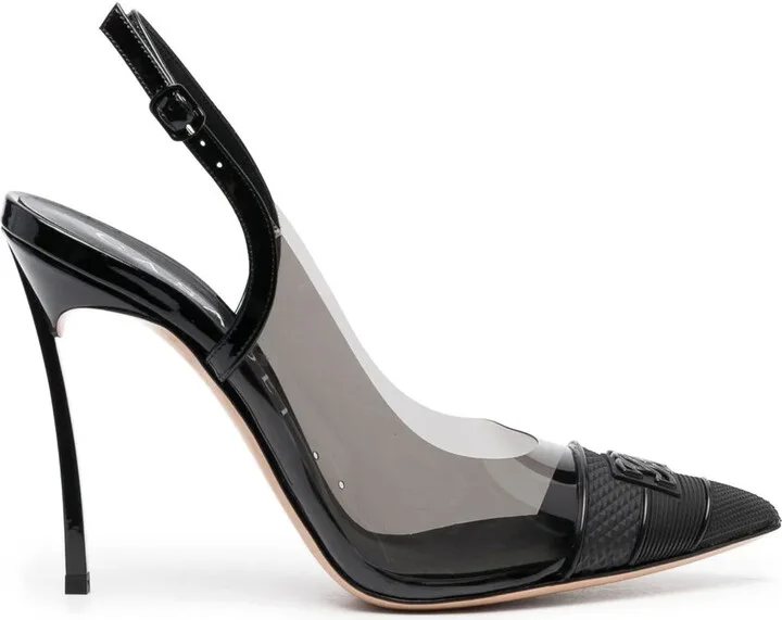 Blade Fluo PVC leather pumps