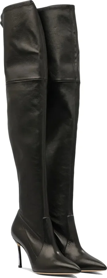 Blade leather over-the-knee high boots - Image 2