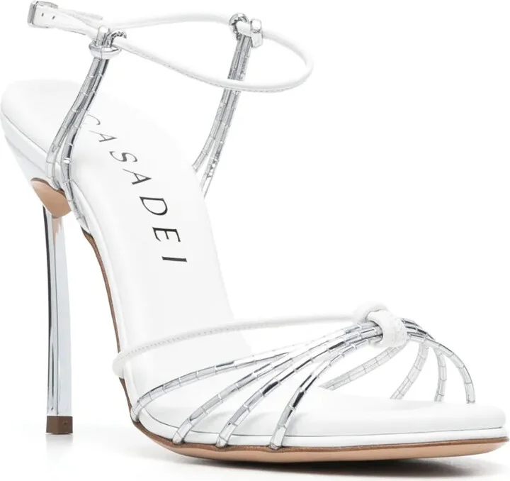 Blade metallic-effect 100mm sandals - Image 2