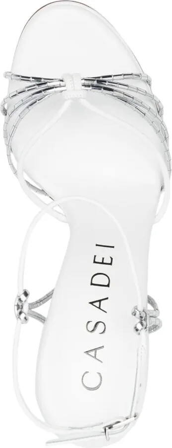 Blade metallic-effect 100mm sandals - Image 4